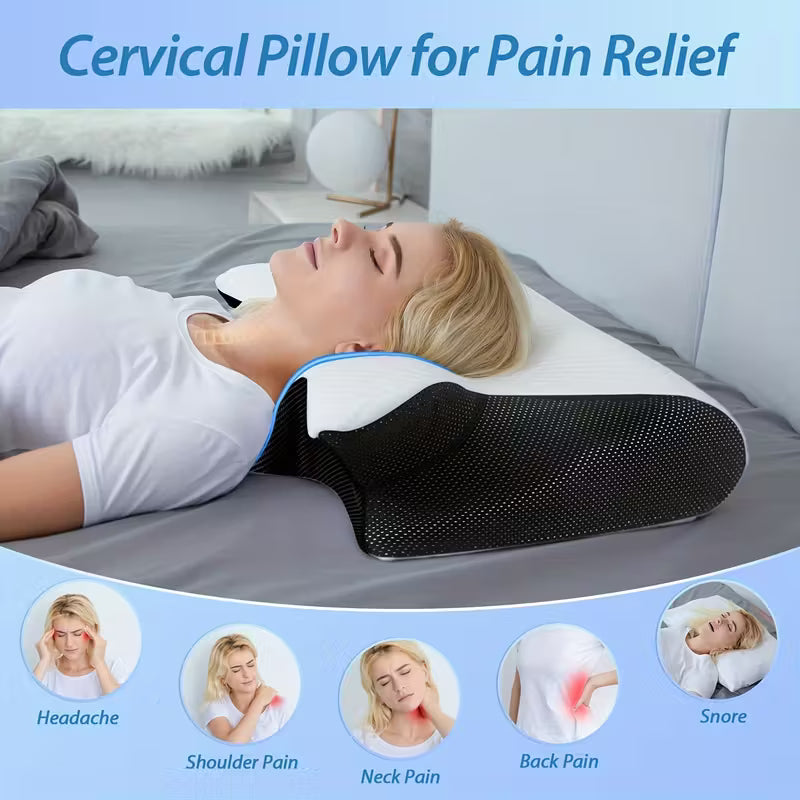 ELOA Ergonomic Cervical Pillow with Memory Foam