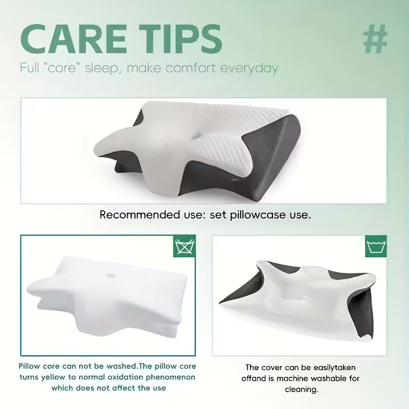 ELOA Ergonomic Cervical Pillow with Memory Foam