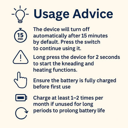 Cordless Back & Neck Massager with Heat