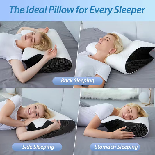 ELOA Ergonomic Cervical Pillow with Memory Foam